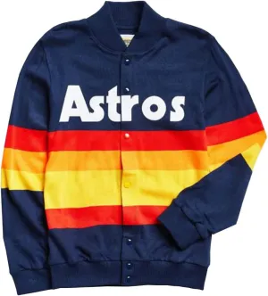 Kate Upton Rainbow Stripe Blue Sweater Jacket (as1, alpha, l, regular, regular)