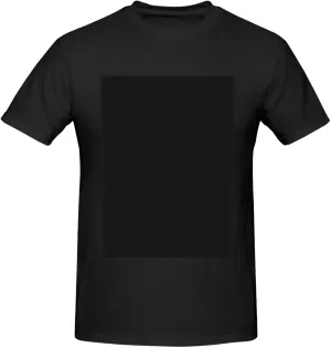 Personalize Adult Cotton Short Sleeve T-Shirts Add Your Own Photo and Text Design Custom,6 Styles Optional
