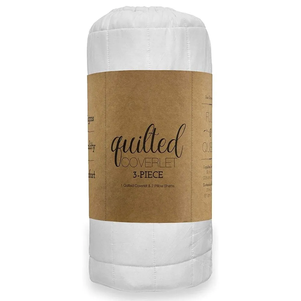 Simply Soft Quilted Coverlet Set - Assorted Styles