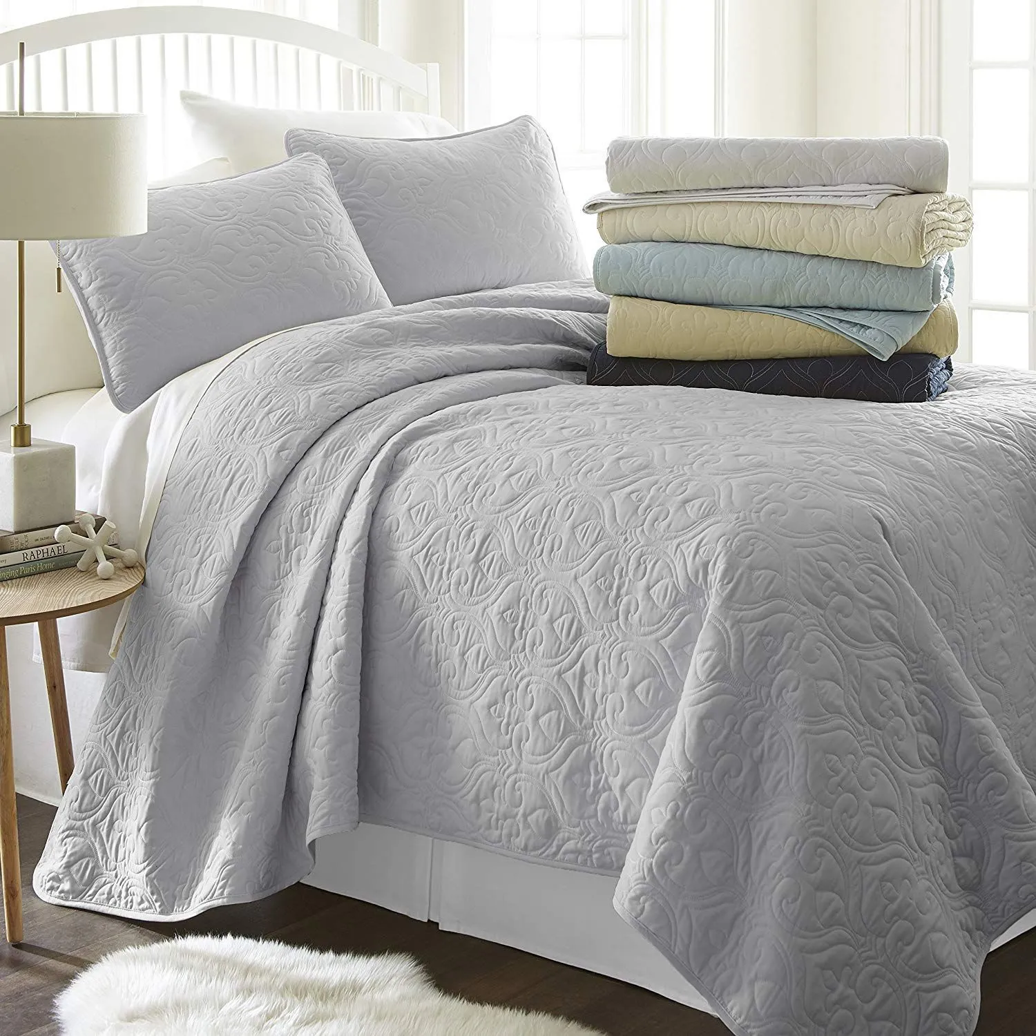 Simply Soft Quilted Coverlet Set - Assorted Styles