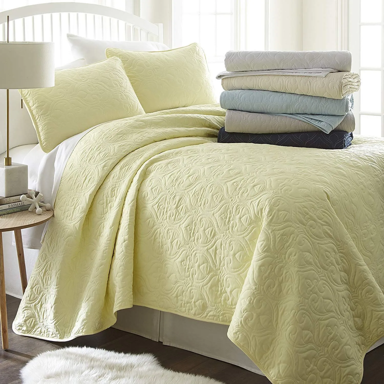 Simply Soft Quilted Coverlet Set - Assorted Styles
