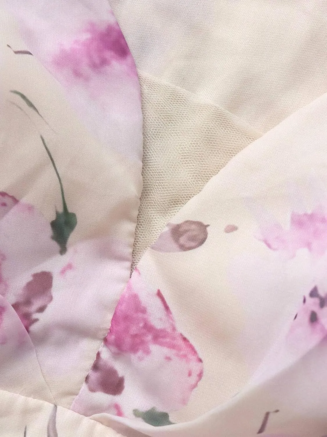 Spring Summer 2024 Plus Size Womens Dresses V Neck Boho Casual Elegant Long Sleeve Floral Print Formal Bridesmaid Maxi Dress