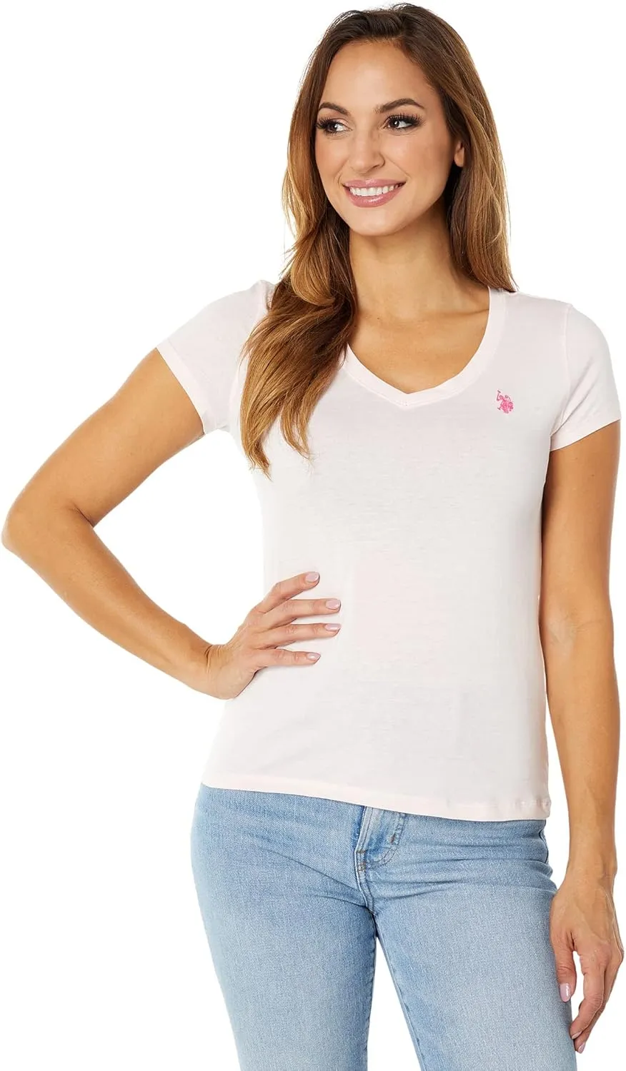 U.S. Polo Assn. Juniors' Short-Sleeve V-Neck T-Shirt