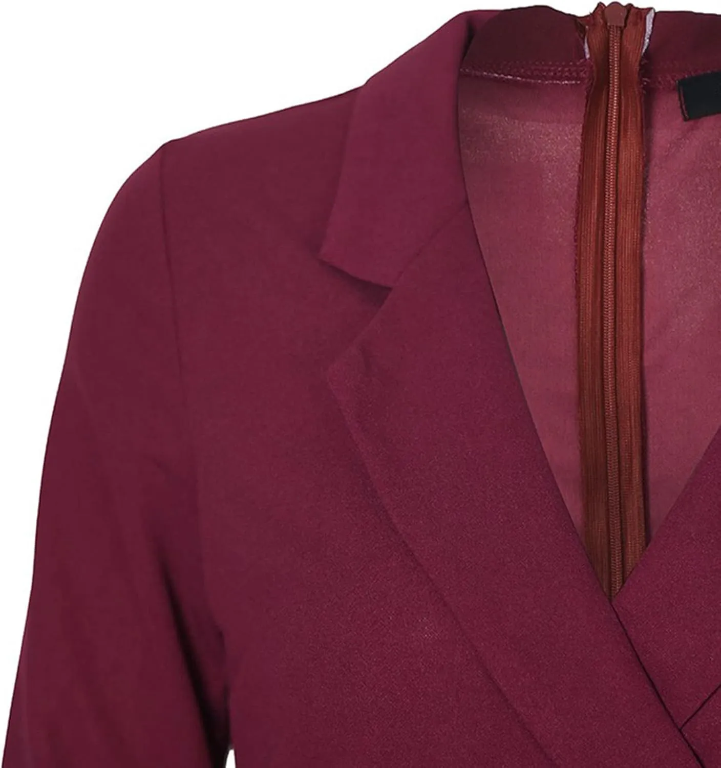 Women's Blazer Dress Long Sleeve Bodycon Wrap Dresses Elegant Button Down Business Formal Work Office Dress